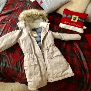 Faux Fur Hooded Hollister Coat